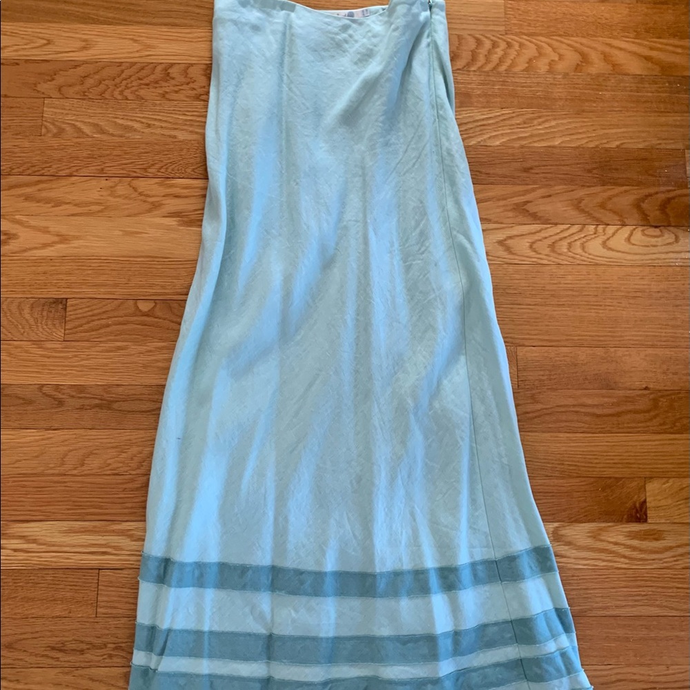 Boden green maxi skirt